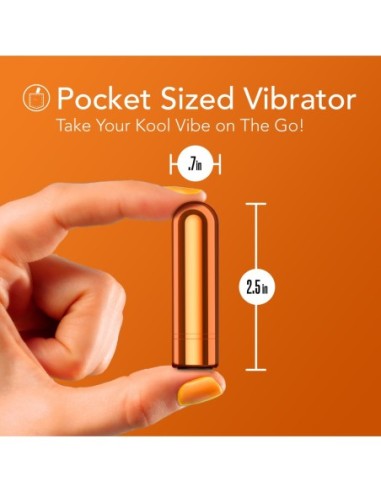 KOOL VIBES RECARGABLE MINI BULLET TANGERINA