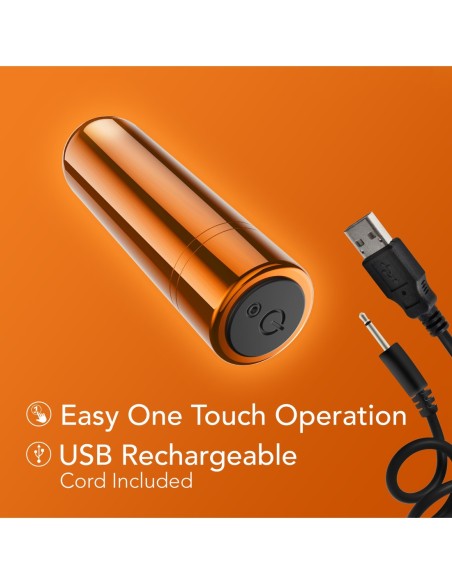 KOOL VIBES RECHARGEABLE MINI BULLET TANGERINE