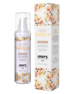 EXSENS ACEITE DE MASAJE CALIENTE VAINILLA CALIENTE 50ML 2