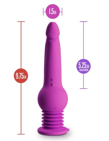 IMPRESSIONS NEW YORK GYROQUAKE DILDO PURPLE
