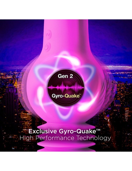 IMPRESSIONS NEW YORK GYROQUAKE DILDO PURPLE