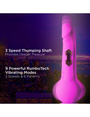 IMPRESSIONS NEW YORK GYROQUAKE DILDO PURPLE