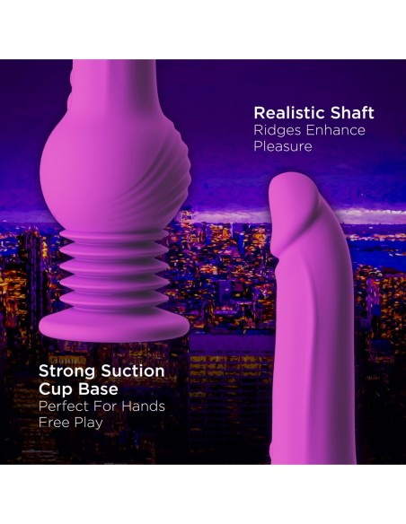 IMPRESSIONS NEW YORK GYROQUAKE DILDO PURPLE