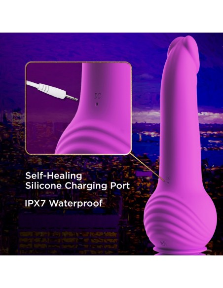 IMPRESSIONS NEW YORK GYROQUAKE DILDO PURPLE