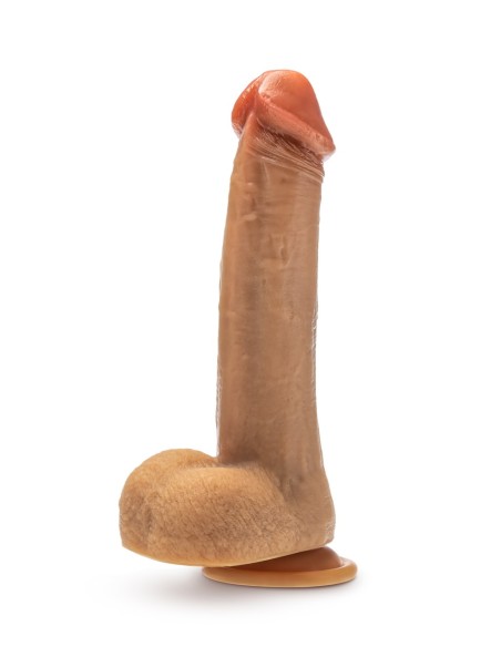 DR. SKIN SILICONE DR. PHILLIPS 8.5 INCH THRUSTING DILDO TAN
