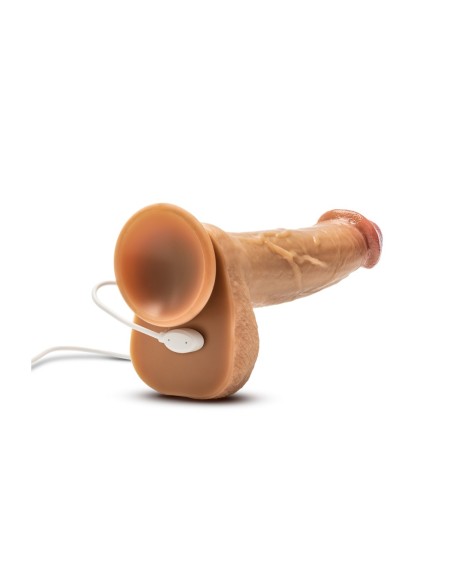 DR. SKIN SILICONE DR. PHILLIPS 8.5 INCH THRUSTING DILDO TAN