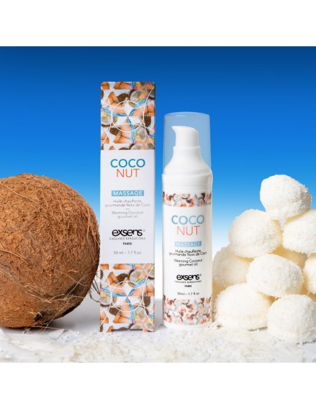 EXSENS ACEITE DE MASAJE CALENTAMIENTO COCO 50ML