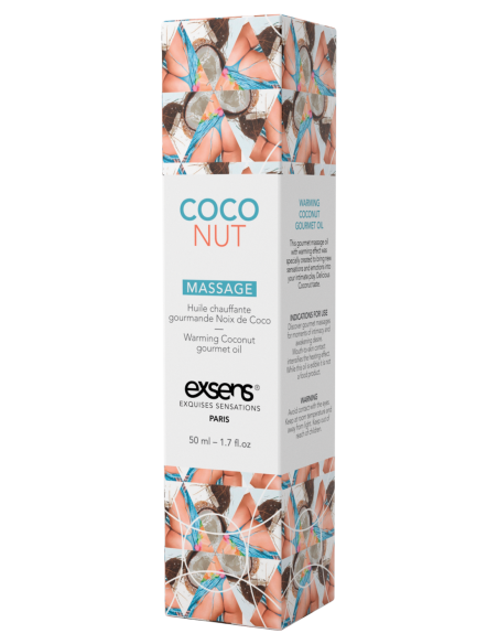 EXSENS ACEITE DE MASAJE CALENTAMIENTO COCO 50ML