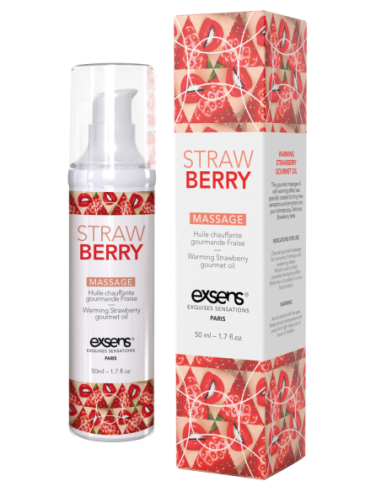 EXSENS ACEITE DE MASAJE CALENTAMIENTO FRESA 50ML