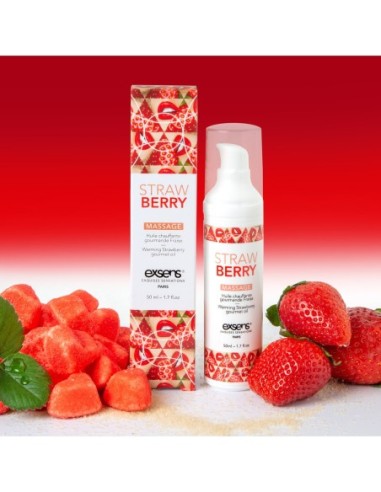 EXSENS ACEITE DE MASAJE CALENTAMIENTO FRESA 50ML