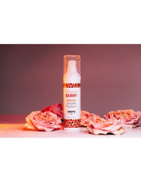 EXSENS ACEITE DE MASAJE CALENTAMIENTO FRESA 50ML