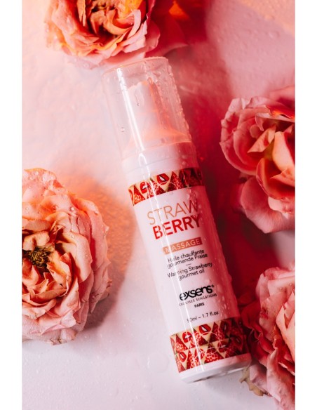 EXSENS ACEITE DE MASAJE CALENTAMIENTO FRESA 50ML