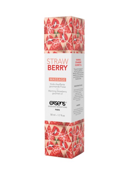 EXSENS ACEITE DE MASAJE CALENTAMIENTO FRESA 50ML