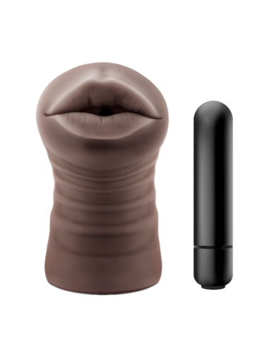 ENLUST KRYSTAL VIBRATING STROKER BROWN