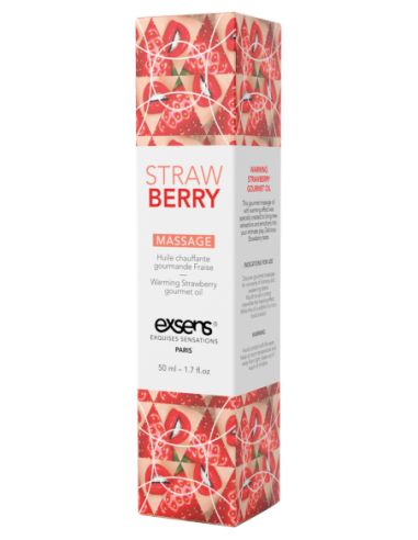 EXSENS ACEITE DE MASAJE CALENTAMIENTO FRESA 50ML