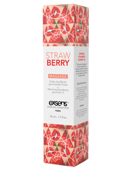 EXSENS ACEITE DE MASAJE CALENTAMIENTO FRESA 50ML