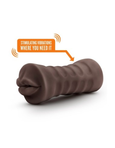 ENLUST KRYSTAL VIBRATING STROKER BROWN