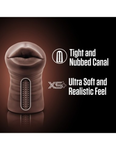 ENLUST KRYSTAL STROKER VIBRADOR MARRÓN