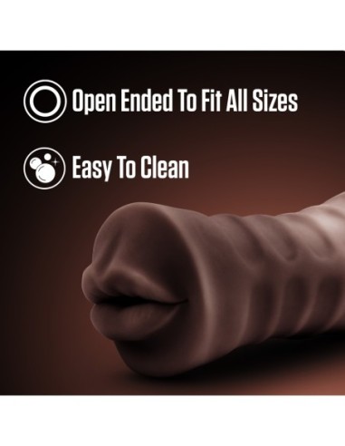 ENLUST KRYSTAL STROKER VIBRADOR MARRÓN