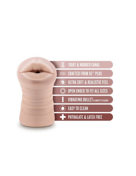 ENLUST NICOLE VIBRATING STROKER BEIGE