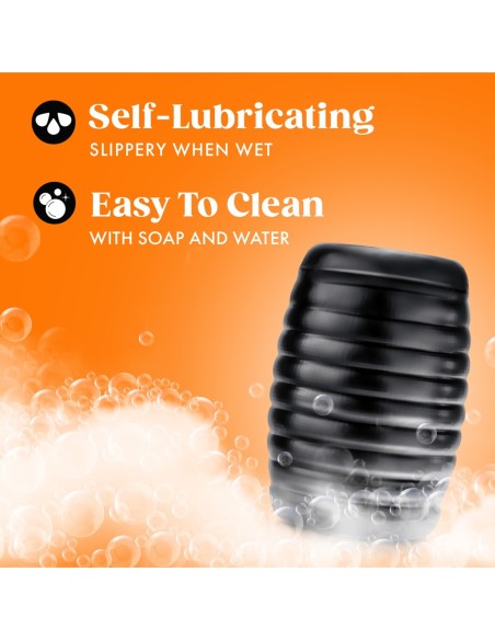 RIZE GRASP STROKER AUTOLUBRICANTE NEGRO