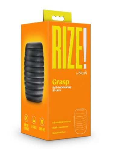 RIZE GRASP STROKER AUTOLUBRICANTE NEGRO