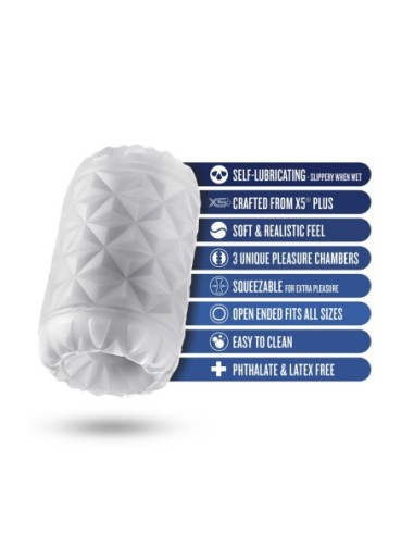 RIZE REAKT SELF-LUBRICATING STROKER WHITE