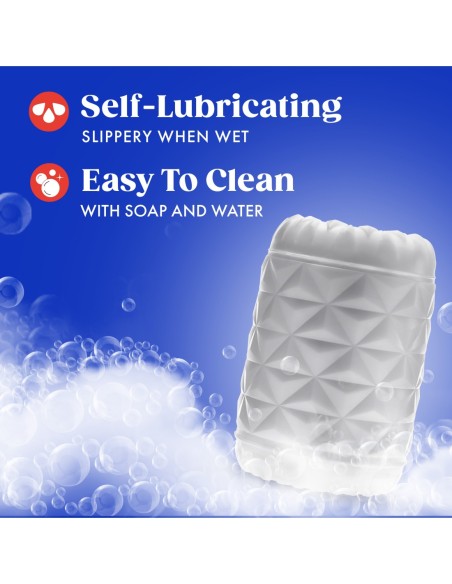 RIZE REAKT SELF-LUBRICATING STROKER WHITE