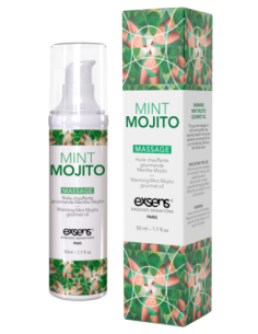 EXSENS ACEITE DE MASAJE CALENTAMIENTO MENTA MOJITO 50ML 2