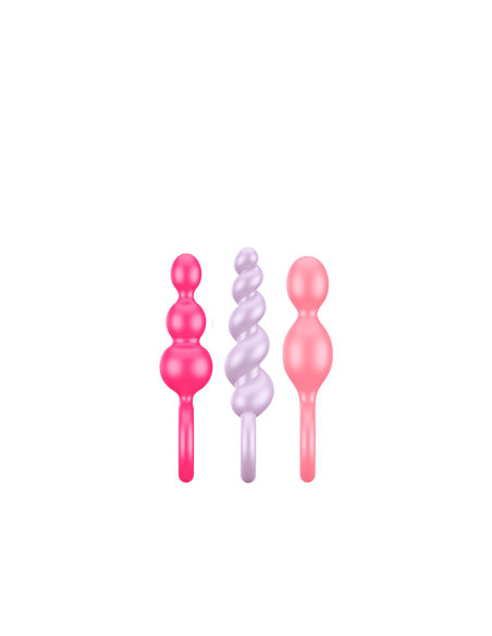 SATISFYER JUEGO DE ENCHUFES DE LLAMADA DE BOTÍN DE 3