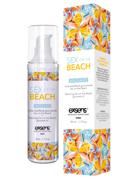EXSENS ACEITE DE MASAJE CALENTANTE SEX ON THE BEACH 50ML