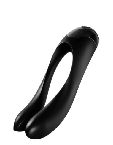 SATISFYER BASTÓN DE CARAMELO NEGRO