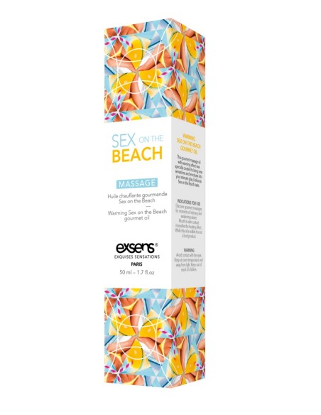 EXSENS ACEITE DE MASAJE CALENTANTE SEX ON THE BEACH 50ML