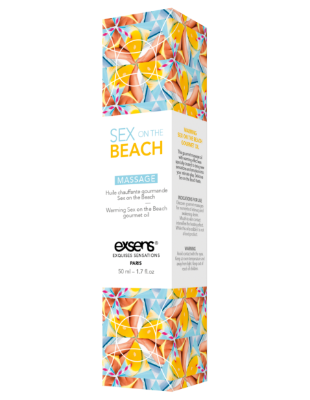 EXSENS ACEITE DE MASAJE CALENTANTE SEX ON THE BEACH 50ML
