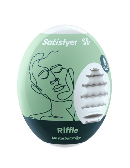 SATISFYER MASTURBADOR HUEVO 3ER SET RIFFLE,BURBUJA,FEROZ