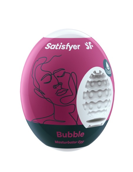 SATISFYER MASTURBADOR HUEVO 3ER SET RIFFLE,BURBUJA,FEROZ