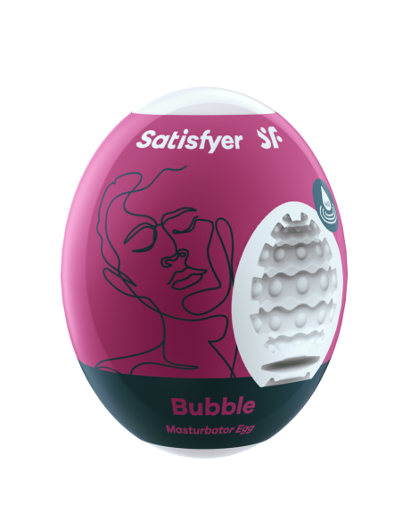 SATISFYER MASTURBADOR HUEVO 3ER SET RIFFLE,BURBUJA,FEROZ