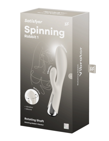 SATISFYER SPINNING RABBIT 1 BEIGE