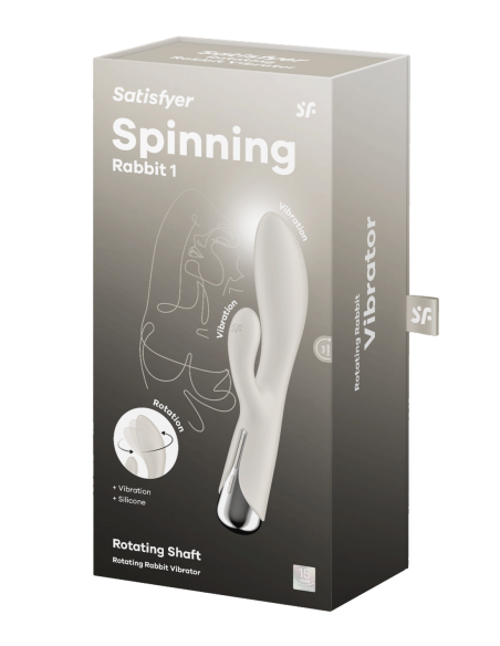 SATISFYER SPINNING RABBIT 1 BEIGE