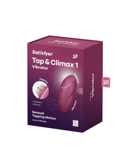 SATISFYER TAP & CLIMAX 1 ROJO