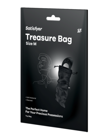 SATISFYER TREASURE BAG M BLACK