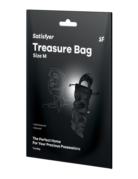SATISFYER TREASURE BAG M BLACK