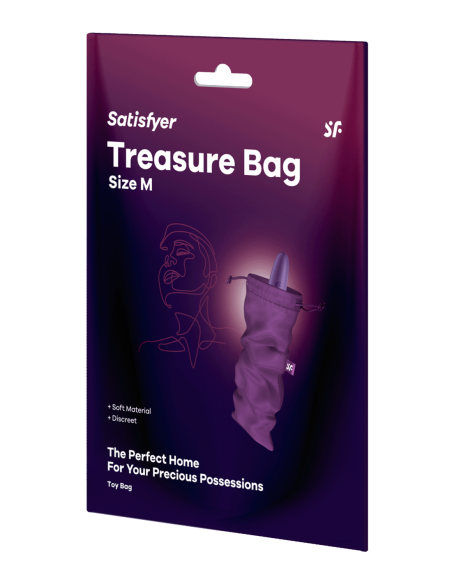 SATISFYER BOLSA DEL TESORO M PÚRPURA