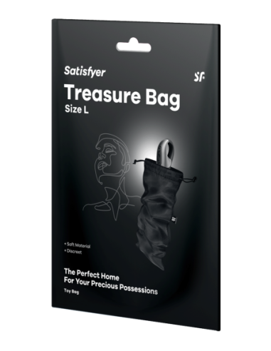 SATISFYER TREASURE BAG L BLACK