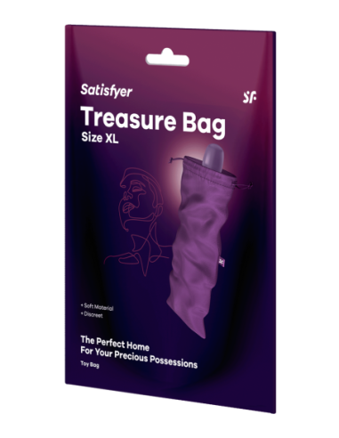 SATISFYER TREASURE BAG XL PURPLE