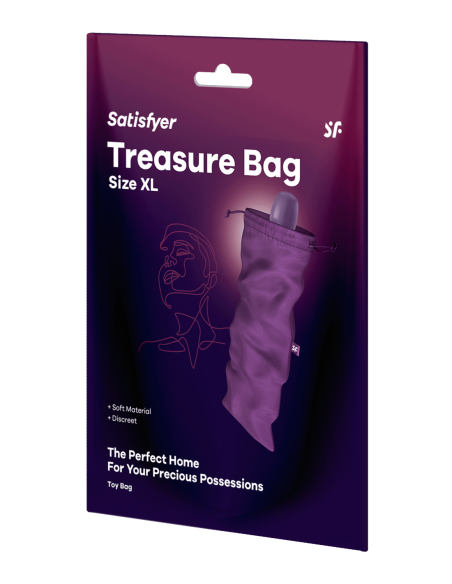 SATISFYER TREASURE BAG XL PURPLE