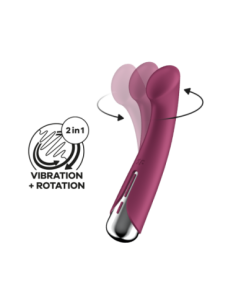 SATISFYER PUNTO G GIRATORIO 1 ROJO 2