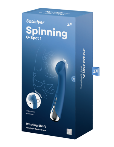 SATISFYER SPINNING G-SPOT 1 BLUE