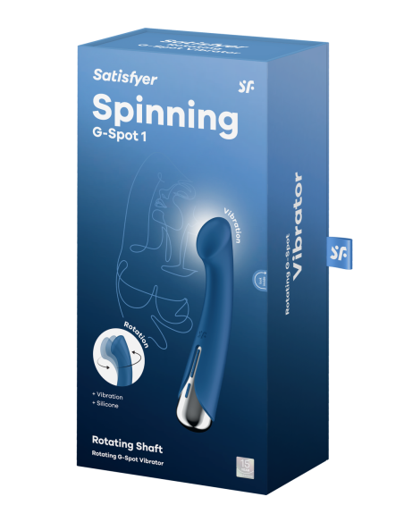 SATISFYER SPINNING G-SPOT 1 BLUE