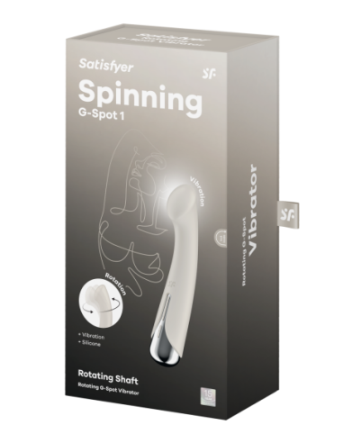 SATISFYER PUNTO G GIRATORIO 1 BEIGE